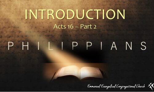 Philippians Intro (Acts 16, pt2)
